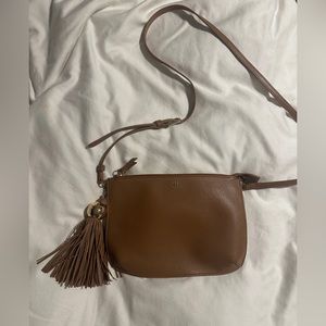Tory burch brown leather purse! 100% authentic